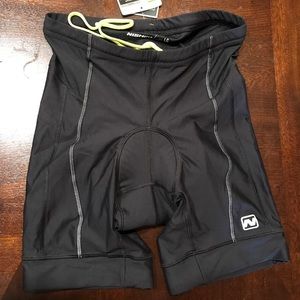 Nishiki padded cycling shorts black large NWT